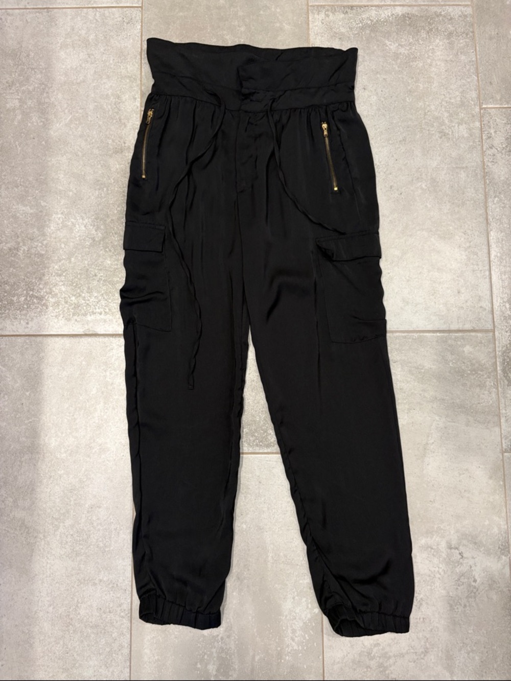 Zara Trafaluc Black Fancy Joggers